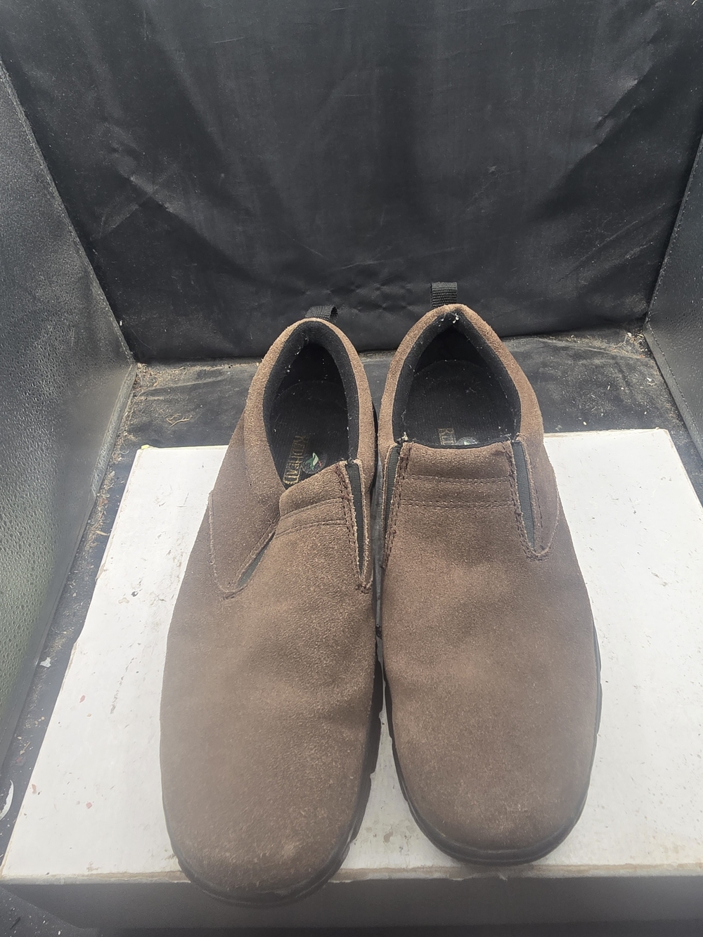 RedHead Men's Brown Suede Slip-On Casual Boots